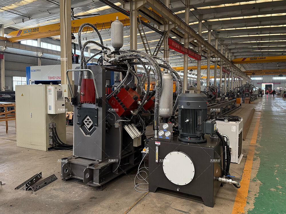 TAPM1010-2 CNC Angle Punching, Marking & Shearing Line