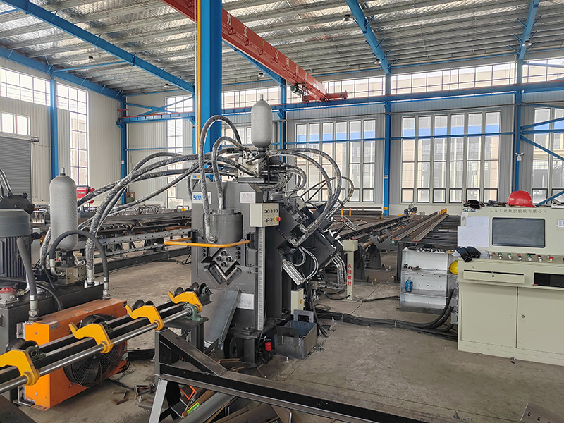 TAPM1516 (Enhanced) CNC Angle Punching, Marking & Shearing Line